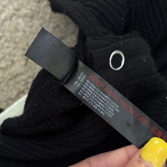 Out from Under Black Sleeveless Buttoned Women's Top size XS/S - Picture 8 of 8